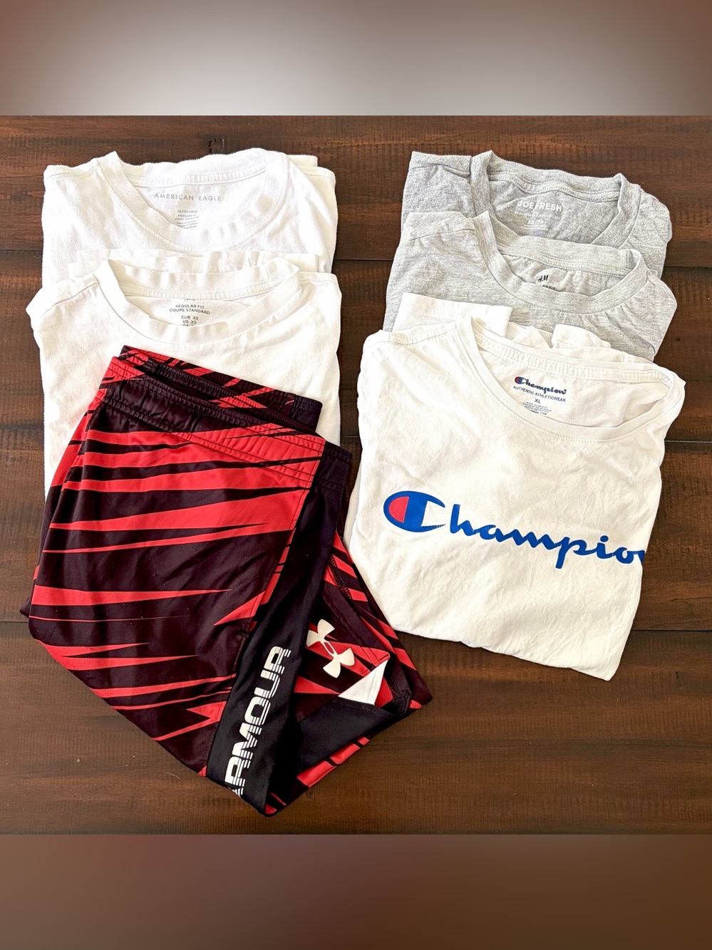 Bundle of Men’s Tshirts & Shorts Size XS